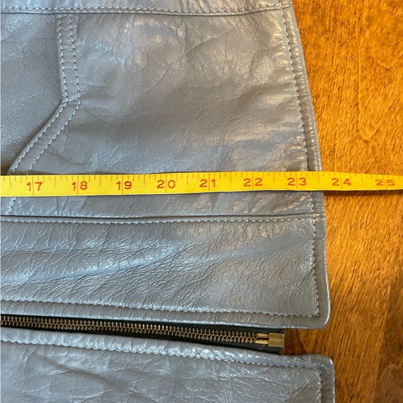 Vintage 1970s Gray Leather Jacket - Picture 9 of 17